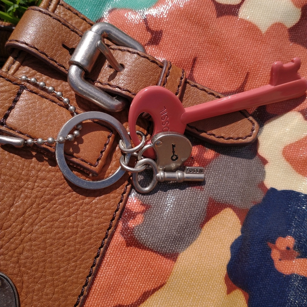 Large Key-Per Fossil Handbag - image 2